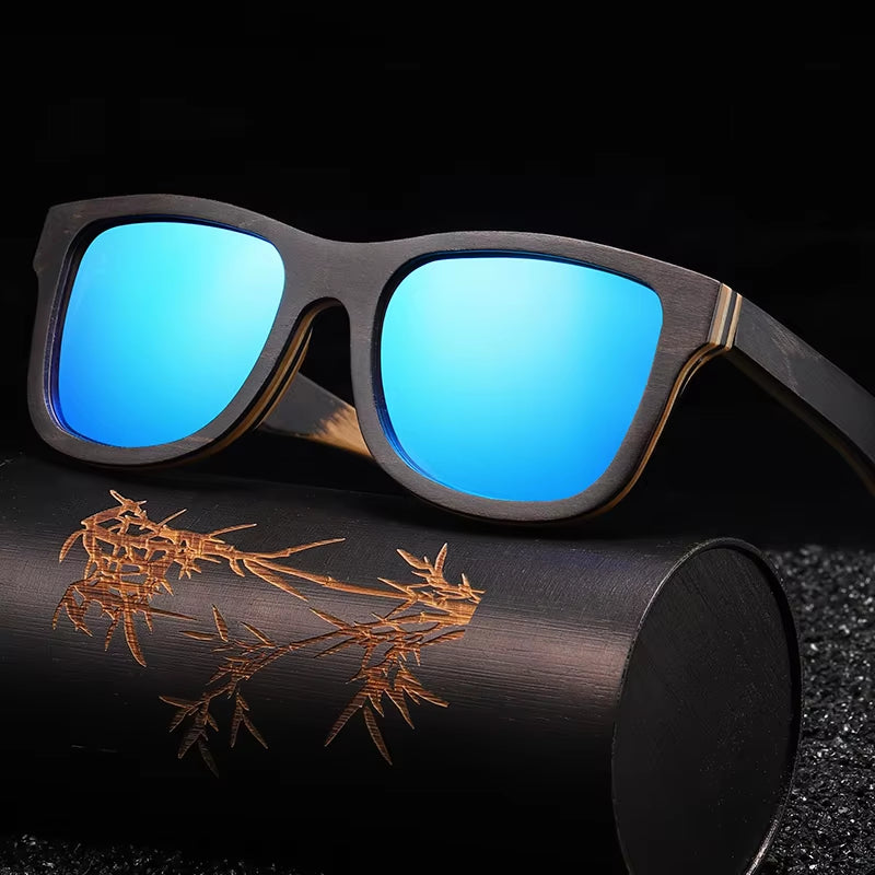 Natural Wooden Sunglasses for Men Polarized Sunglasses Full Frame Wood Shades Goggles Handmade for S6832